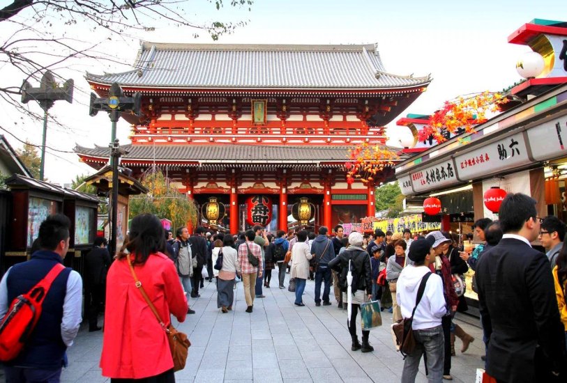 Один из храмов в Токио