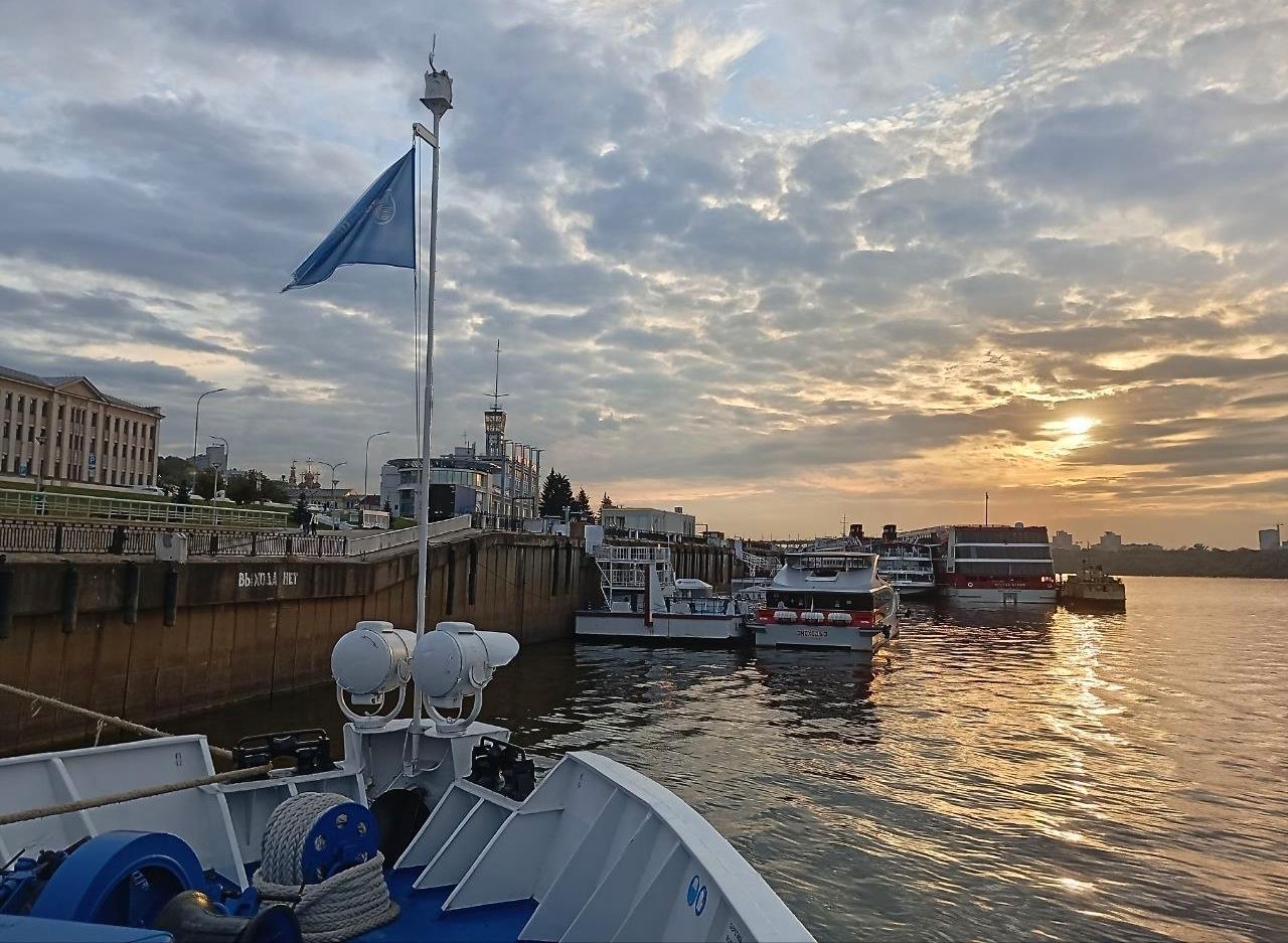 Причал у Речного вокзала Нижнего Новгорода