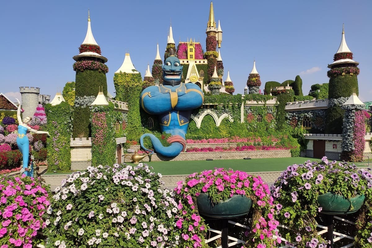 цветочный Замок Аладдина