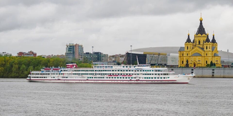 Теплоход Сергей Кучкин в круизе по Волге. Фотобанк «Нико Турс». «Сергей Кучкин»